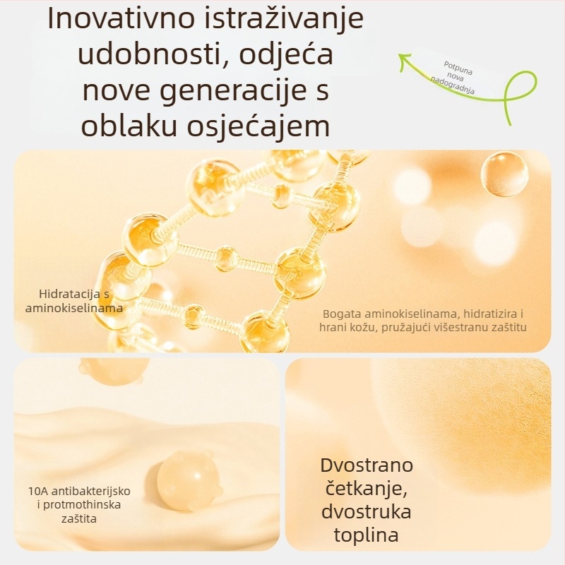 Modalni set baznog sloja za dječake, čisti pamuk, jesenski set, A klase Camellia ulje bazni sloj, termalno donje rublje za tinejdžere