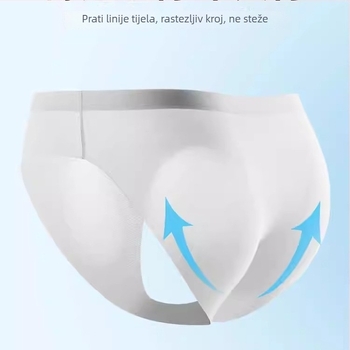 Muške Ice Silk gaćice, prozračne, brzo se suše, srednjeg struka, najlon