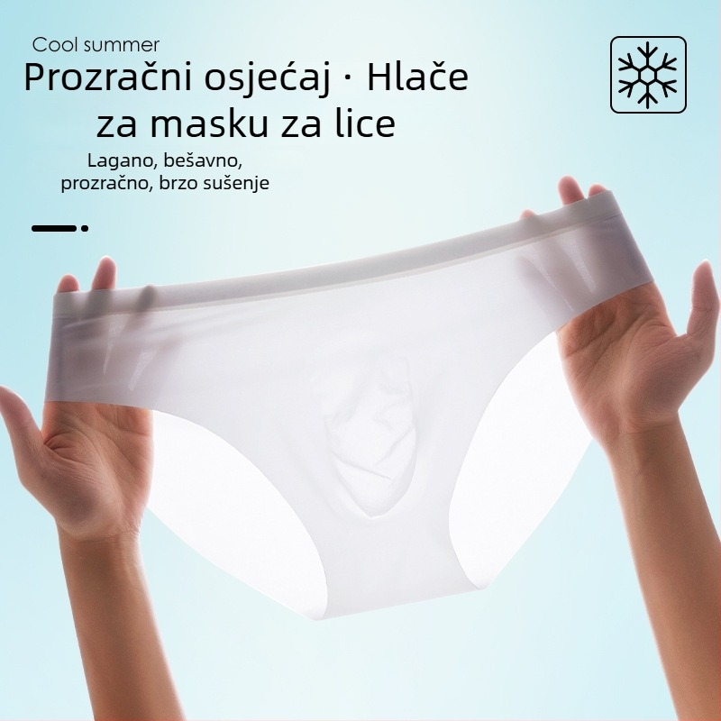 Muške Ice Silk gaćice, prozračne, brzo se suše, srednjeg struka, najlon