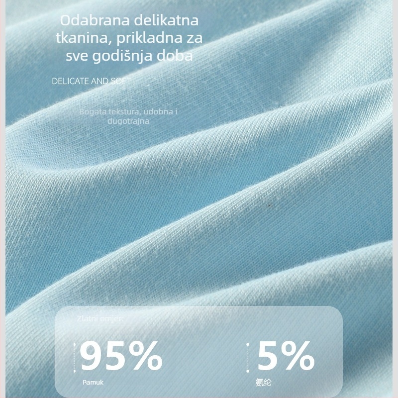 Muške bavunene bokserice s srednjim pojasom, dišne, jednobojne, 95–100% pamuk
