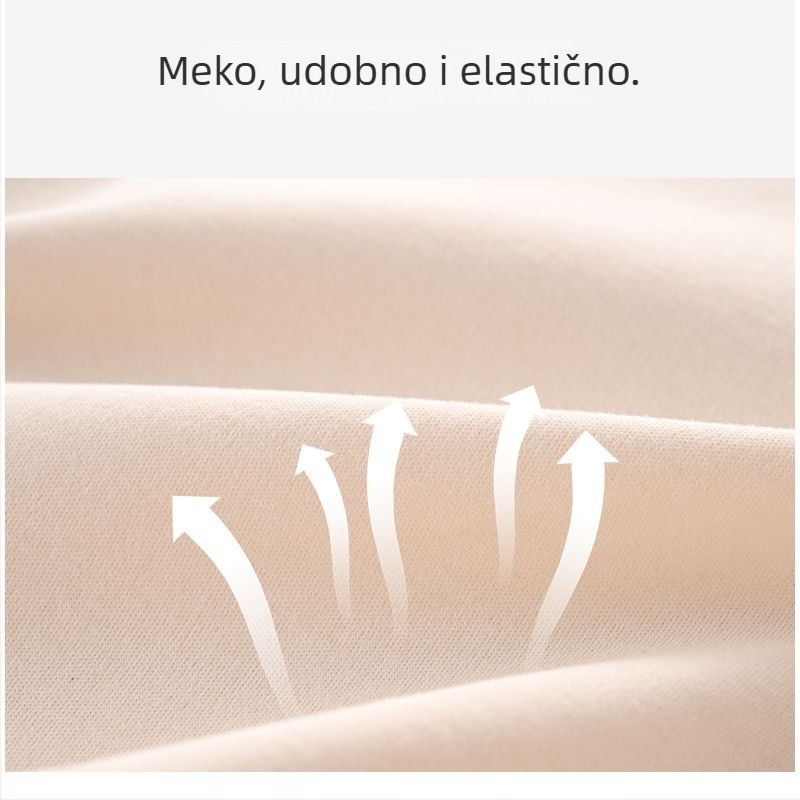 Dječji dvodijelni kućni set s visokim strukom, 100% pamuk, 200 g/m², jednoslojni, za djecu 1–3 godine