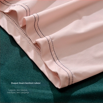 Muške gaćice od Ice Silk, srednja talija, prozračne, antibakterijske, brzo sušeće; glavna tkanina: najlons 80–90%, podstava prepona viskoza 50–70%