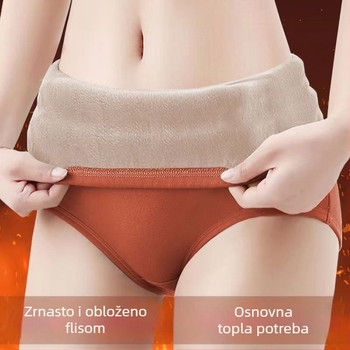 Ženske gaćice od modalnog vlakna, prozračne, visoki pojas, kontrola trbuha, grafenski umetak, uzorak 20213