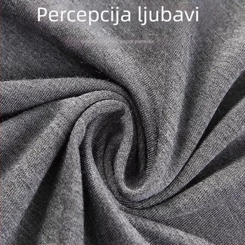 Muški termalni set donjeg rublja od viskoze, debeli materijal, pulover s okruglim izrezom, uski kroj, 95% viskoze, 5% elastan, gustoća tkanine 181-200 g/m²