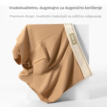 Muške bokserice, prozračne Milk Silk tkanine, srednji pojas, glavni materijal poliester, podstava prepona 90–95% poliester