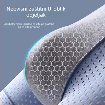 Muške bokserice Ice Silk s mrežastom strukturom, prozračne i antibakterijske; glavni materijal: poliester 95–100%, preponašica podstava: vlakna regenerirane celuloze 95–100%