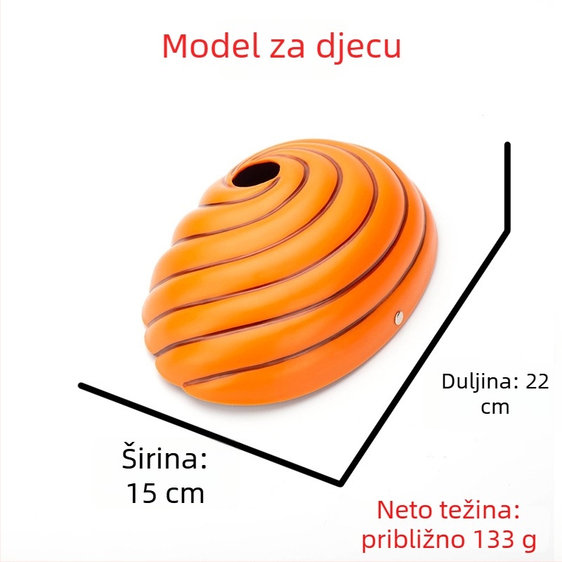 OXDM maska za cosplay – plastična, ninja rekvizit za Halloween