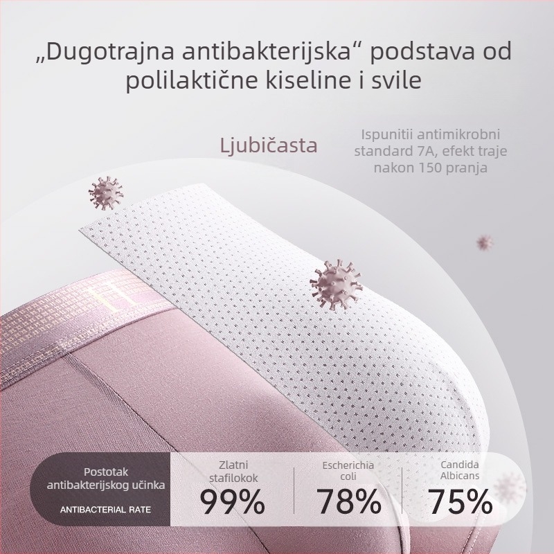 Muške pamučne bokserice, plus veličina, širok kroj, prozračne, jednobojne