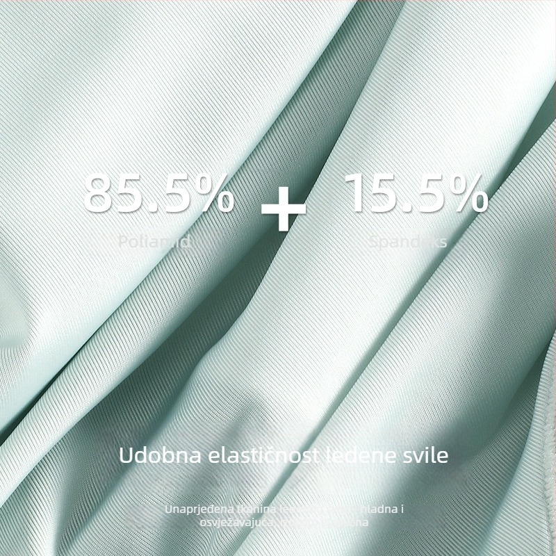 Muške boxerice od Ice Silk, dišuće, brzo se suše, bez šavova, srednji pojas; glavni materijal: najlon; podstava prepona: viskozno vlakno