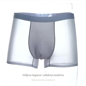 Muške bokserice Ice Silk, srednji pojas, najlonska tkanina 61–70D, pletene, podstava od regenerirane celuloze