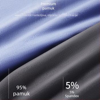 Muške bokserice od 95–100% pamuka, srednje visine struka, prozračne i antibakterijske.