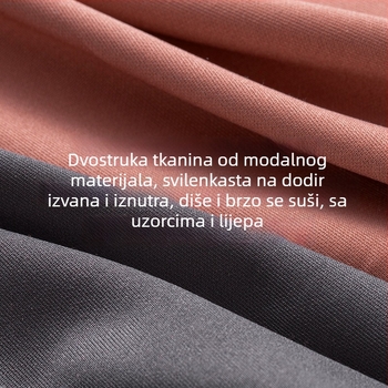 Muške bokser gaće od modalnog materijala, prozračne, podstava od Mulberry svile u preponama, srednji pojas, 100 komada