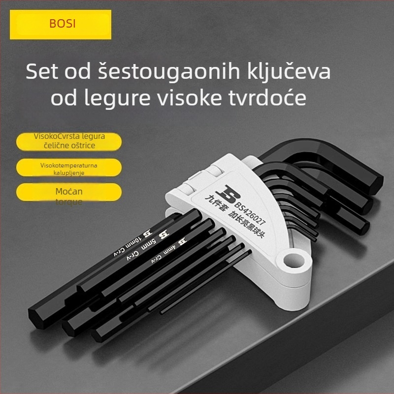 Persia set Allen ključeva, CRV legura čelična, šesterokutna glava