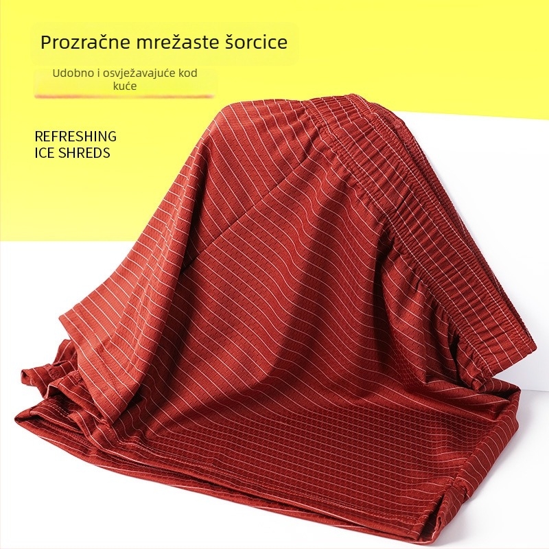 Mauber muške bokserice od najlona, visokog struka, brzo se suše i prozračne, pleteni materijal, jednobojne, pamukova podstava