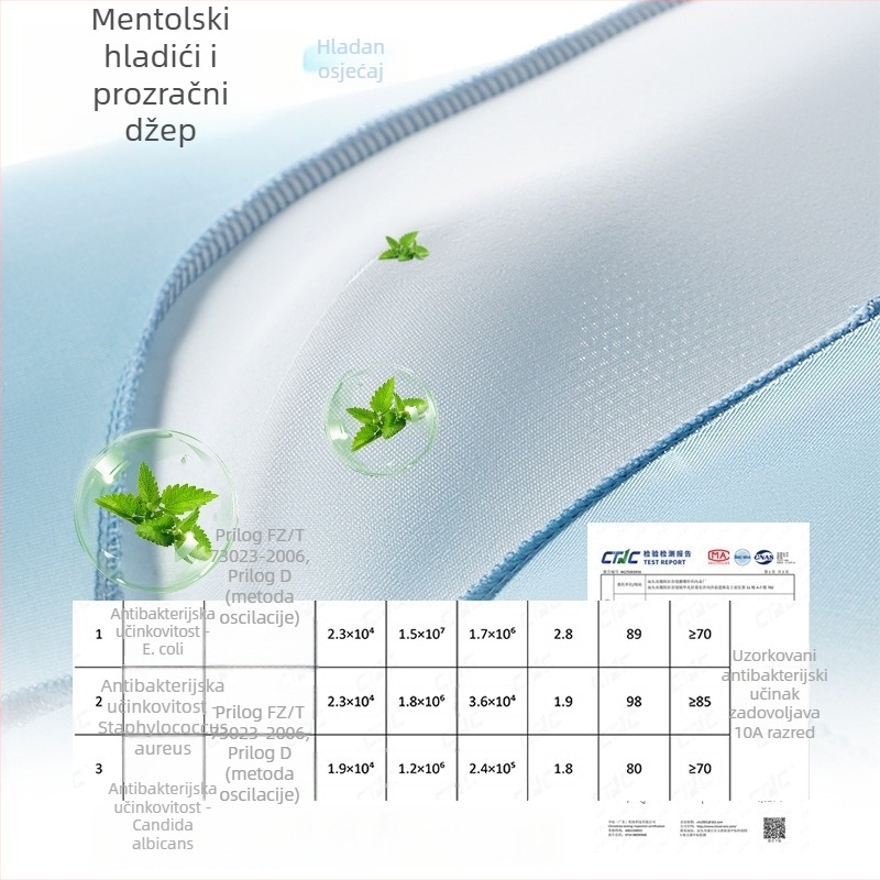 Muške Ice Silk gaće, antibakterijske, brzo sušeće, prozračne, poliester tkanina, srednje visoki struk