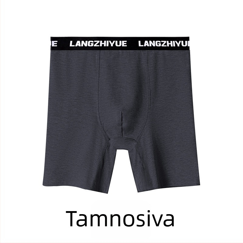 Muške pamuk boxerice s dugim nogama, visokim strukom, 90–95% pamuka, prozračne