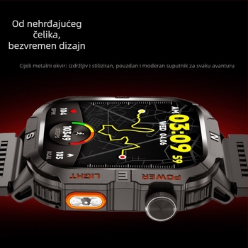 Pametni sat s GPS/Beidou pozicioniranjem, Bluetooth pozivi, vodootporan za svakodnevnu upotrebu, praćenje otkucaja srca i detekcija zasićenosti kisikom u krvi