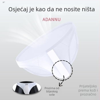 Muške trokutaste gaćice od modala, prozračne, pletene, niski pojas