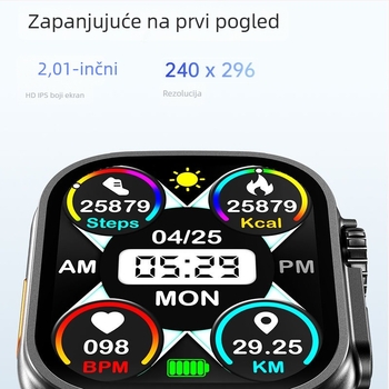 Awei H37 pametni sat s NFC, mjerenje srčanog ritma, krvnog tlaka, zasićenosti krvi kisikom i brojanja koraka
