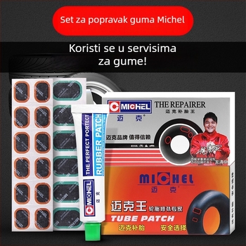 Mike Set za popravak guma s filmom za bicikl, motocikl i električno vozilo – Materijal: Drugo, Kategorija: Popravak guma, 48 komada