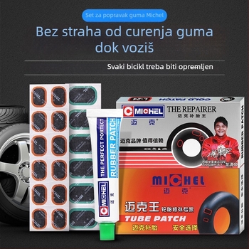 Mike Set za popravak guma s filmom za bicikl, motocikl i električno vozilo – Materijal: Drugo, Kategorija: Popravak guma, 48 komada