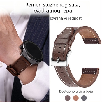 Langyi 22 mm mikrovlaknasti kožni remen za Huawei GT6/GT4 Pro i Watch4 – univerzalna kompatibilnost
