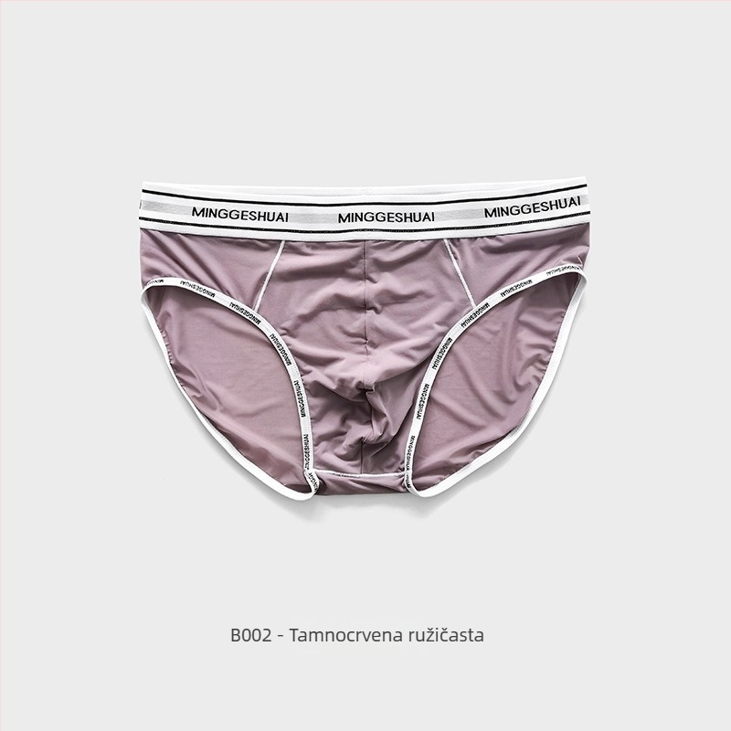 Muške briefs od Ice Silk, srednji pojas, brzo sušenje, prozračan, pleteni