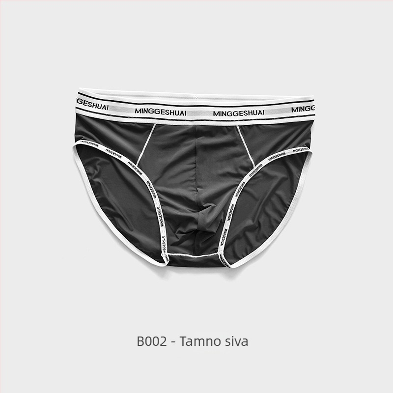 Muške briefs od Ice Silk, srednji pojas, brzo sušenje, prozračan, pleteni