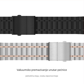 Remen od nehrđajućeg čelika 304 za Huawei Watch2/3/GT2 Pro, brzo podešavanje i kopča s dvostrukim pritiskanjem, poslovni stil