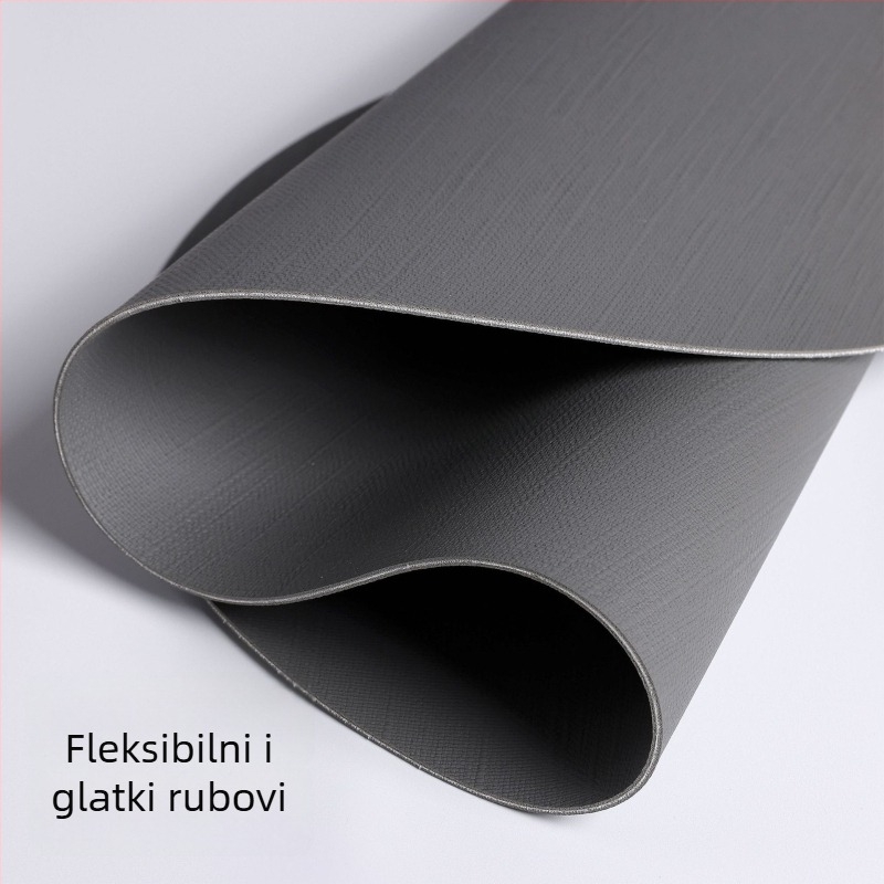 PVC kvadratna podmetač za tanjur s teksturom tkanine, nordijski stil, zapadni blagovaonski podmetač, tkanog kineskog stila, toplinska izolacija, minimalistično