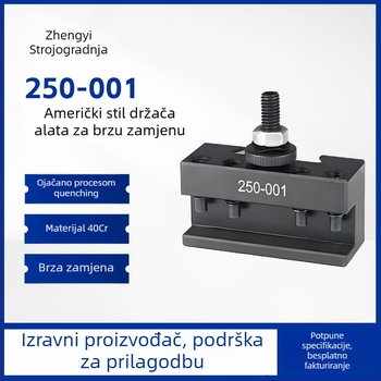Brzo mijenjanje držača alata 250-001, Zhengyi, klinasti tip, zamjenjivi držač alata za strug, bušenje i obrad