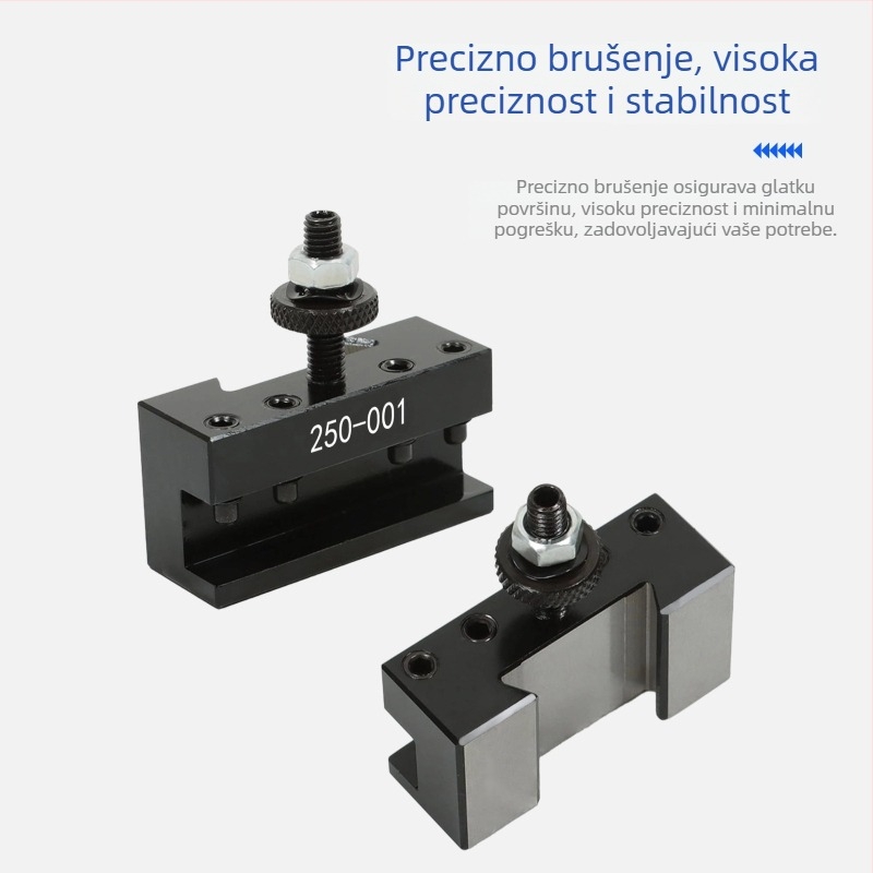 Brzo mijenjanje držača alata 250-001, Zhengyi, klinasti tip, zamjenjivi držač alata za strug, bušenje i obrad