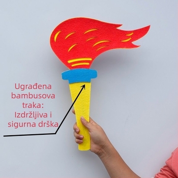 Ručni rekvizit baklje za ulazak i otvorenje dječjeg sportskog susreta – grupni formacijski nastup, Marka Exclusive Item, Na skladištu, Ljeto 2021