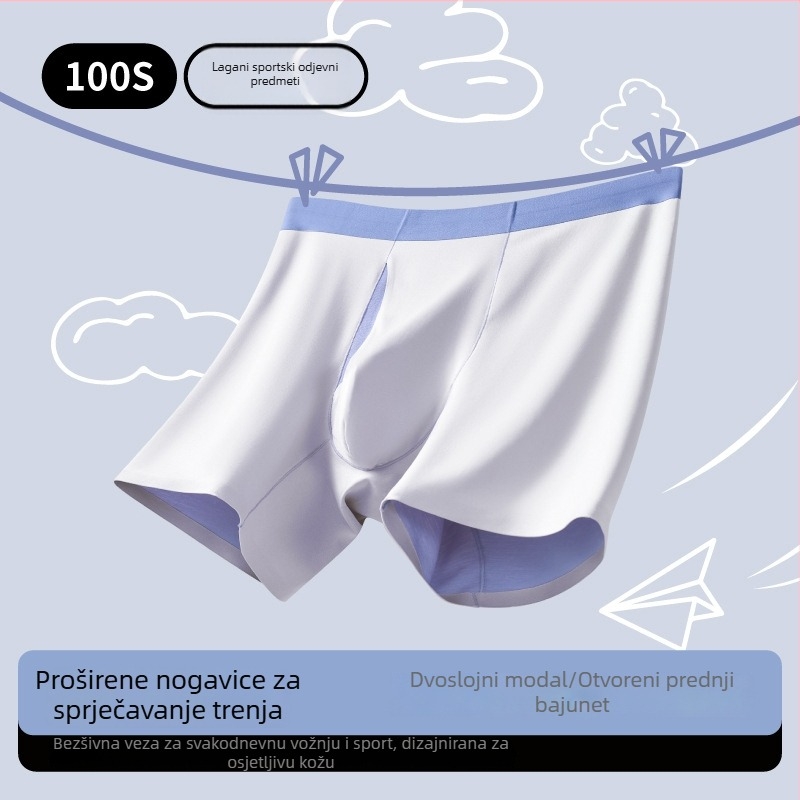 Muške gaćice od modalnog materijala, 100s, srednji pojas, prozračne