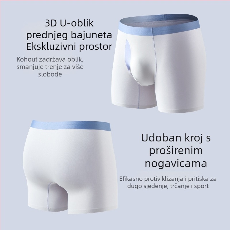 Muške gaćice od modalnog materijala, 100s, srednji pojas, prozračne