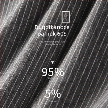 Muške gaćice s srednjim pojasom, prozračne, 95–100% pamuka, podlogu u preponama od pamuka