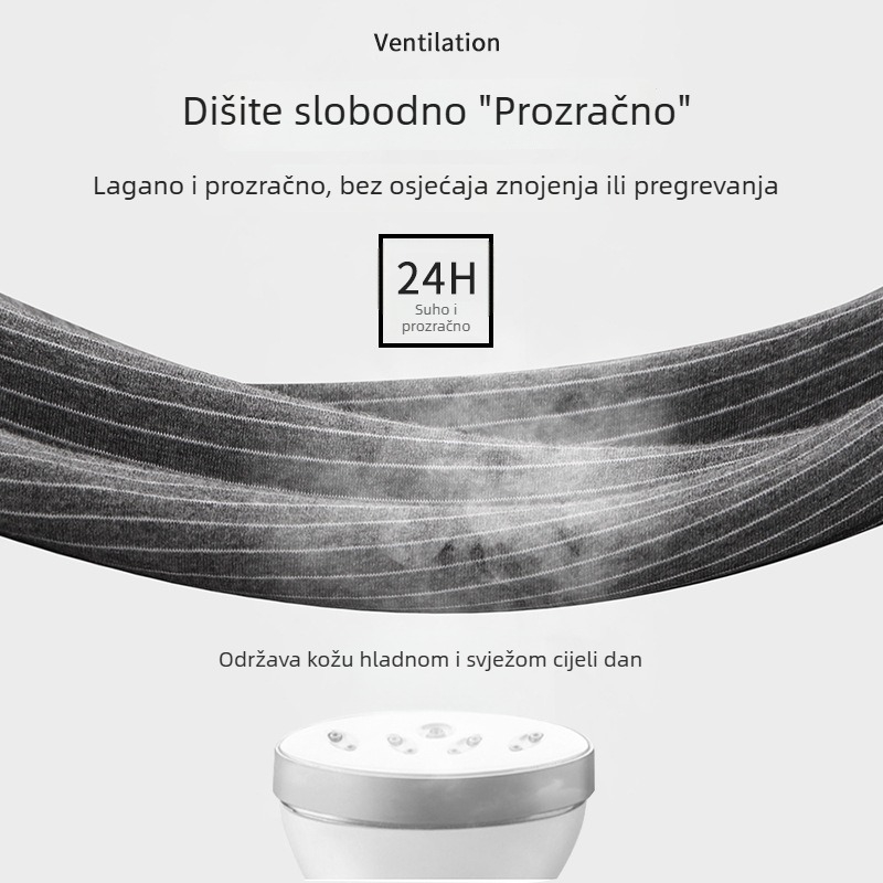 Muške gaćice s srednjim pojasom, prozračne, 95–100% pamuka, podlogu u preponama od pamuka