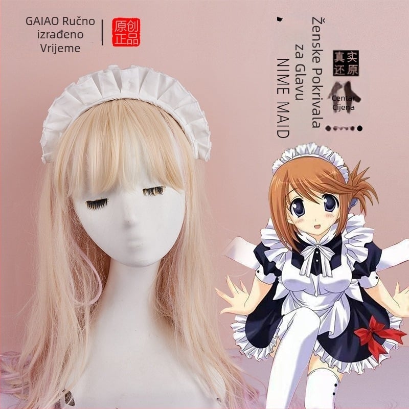 Lolita anime traka za glavu za cosplay, ručno izrađeni dodatak za kosu KC, svestran mali dodatak (Marka: Other; Izvor: Ready stock; Godina/Sezona: Other)