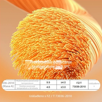 Ženski toplinski vest od njemačkog flisa, poluvisoki ovratnik, ultra debeli 301-350 g/m², akril