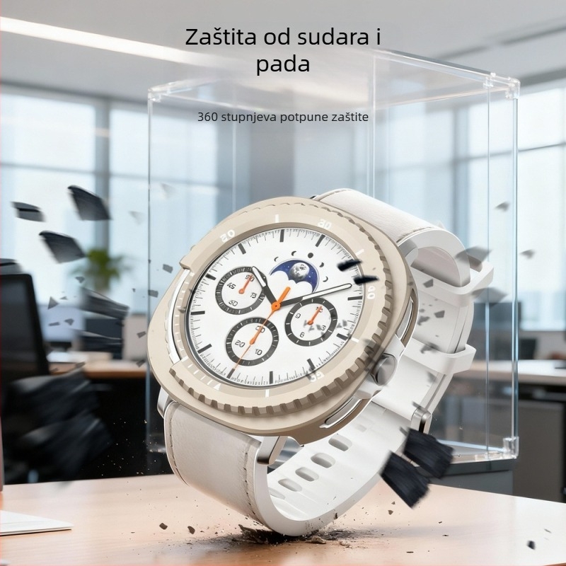 Metalno kućište za Samsung Galaxy Watch8 Classic (2025) – Yichengtong; Kompatibilno s modelom Samsung Galaxy Watch8 Classic (2025); Težina: 22 g; Pakiranje: metalno kućište w30j, stražnja kapica w30p, krpa za čišćenje pj7, spudger pj8