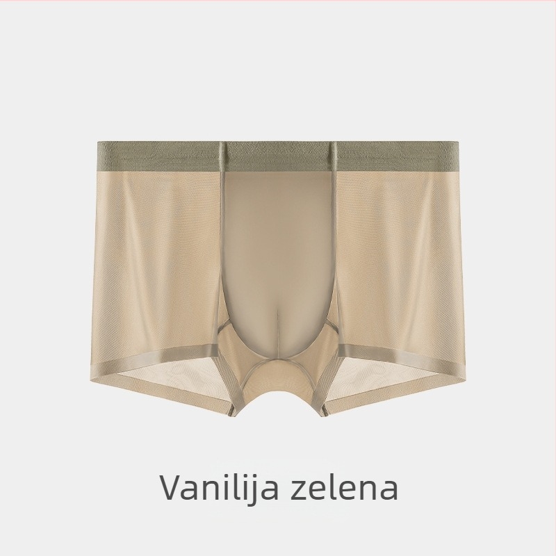 Matcha Girl Muške bokserice od Ice Silk, prozračne, s 3D mrežastim džepom