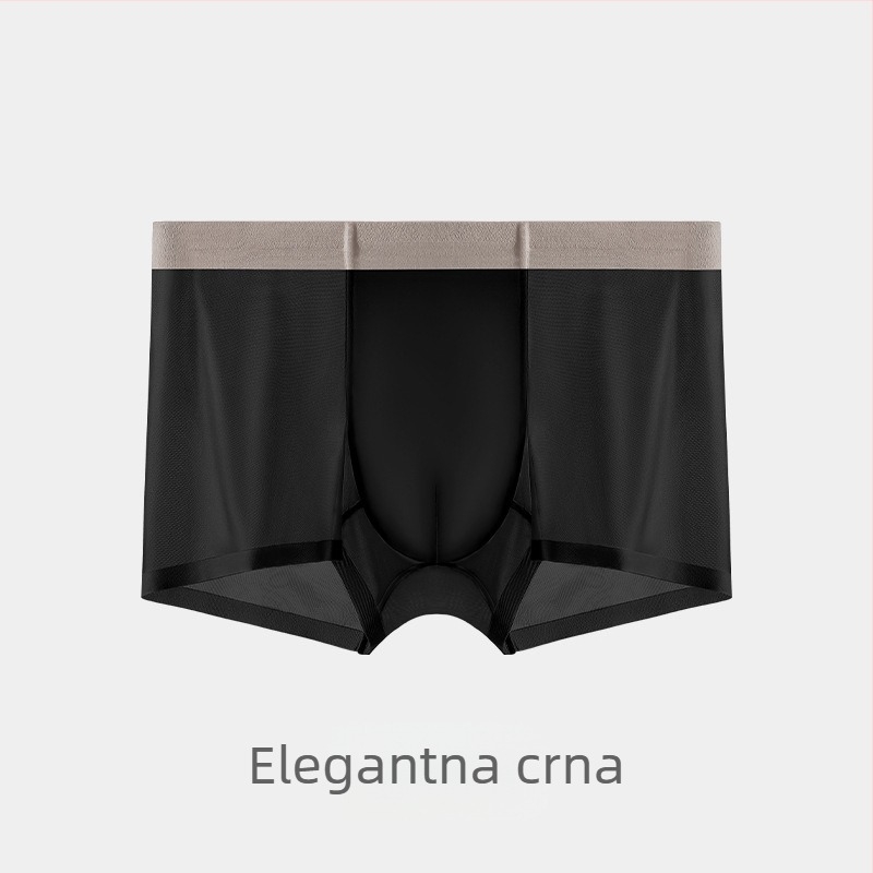 Matcha Girl Muške bokserice od Ice Silk, prozračne, s 3D mrežastim džepom