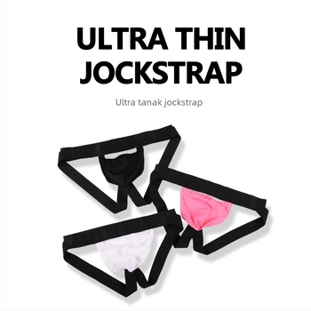 Muške thong gaćice, ultra tanke dizajn, prozračan Nylon/Spandex materijal, obična tkanina, srednji pojas, stil thong
