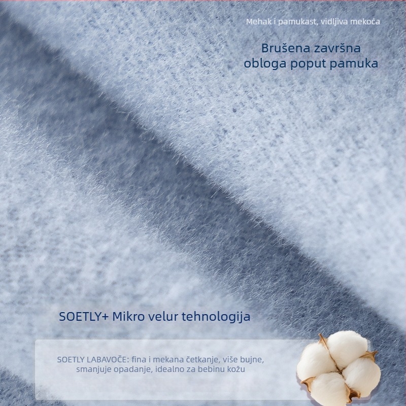 Muški termalni set donjeg rublja, debeli bazni sloj od pamuka s dugim rukavima i hlačama, okrugli izrez, 95–100% pamuk, 201–250 g/m²