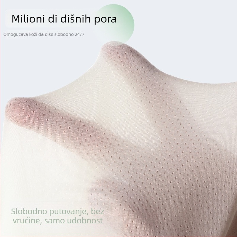 Ženske bezšivne gaćice s visokim pojasom, prozračan Ice Silk, antibakterijske, podizanje bokova, plus veličine