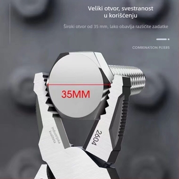 Njemačkog stila višenamenske kliješta za žice s dijagonalnim vrhom, industrijske kvalitete, štede napor električaru (promjer rezanja 4.6 mm)