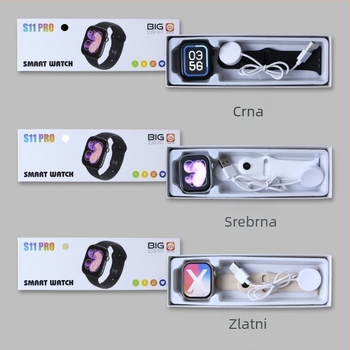 Pametni sat s mjerenjem otkucaja srca i tlaka, pedometar, NFC plaćanje, Bluetooth pozivi, praćenje sna