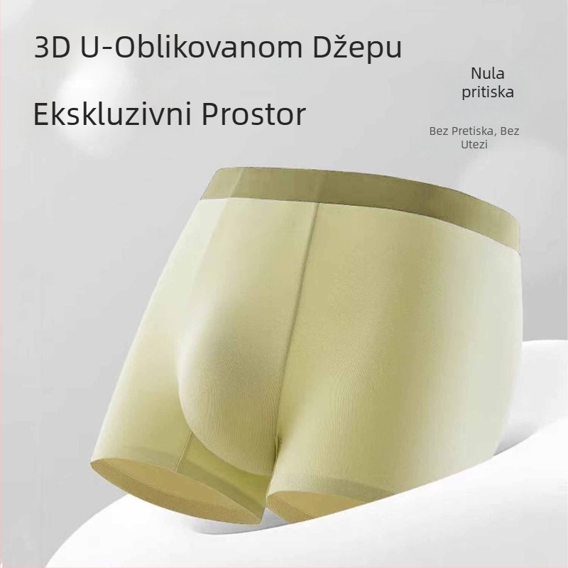 Muške bešivne gaćice s antibakterijskim djelovanjem, prozračne, brzo se suše, modalna tkanina (92% regenerirana vlakna celuloze + 8% elastan)