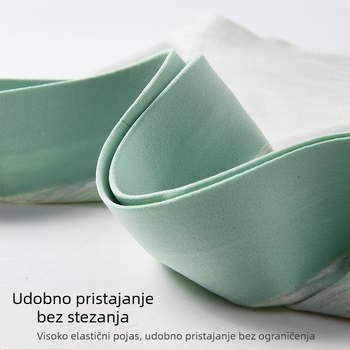 Bezšivne muške bokserice od bambusovih vlakana, antibakterijske, prozračne, podstava prepona od svile dud, velike veličine