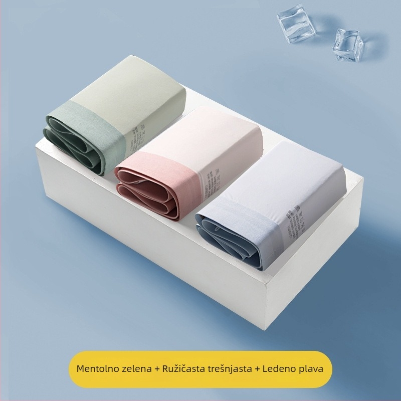 Muške bešavne boxerice Ice Silk, glavni materijal najlon, podstava od viskoze, srednji pojas